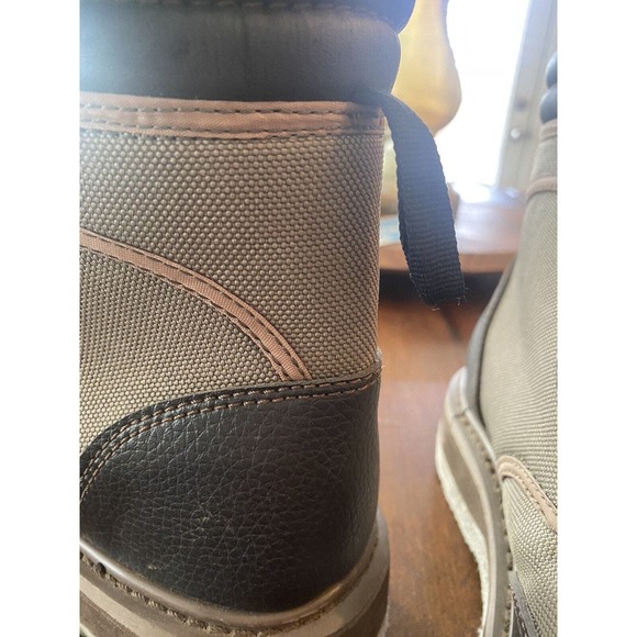 Dan Bailey Adventurer Men’s Wading Fishing Boots Shoes Sz 9 Green/Brown Lace-Up - Picture 8 of 9